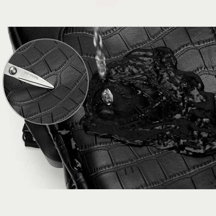 Sling-Rucksack aus Krokodil-Maserungsleder für Herren, Schultertasche, Reise-Tagesrucksack