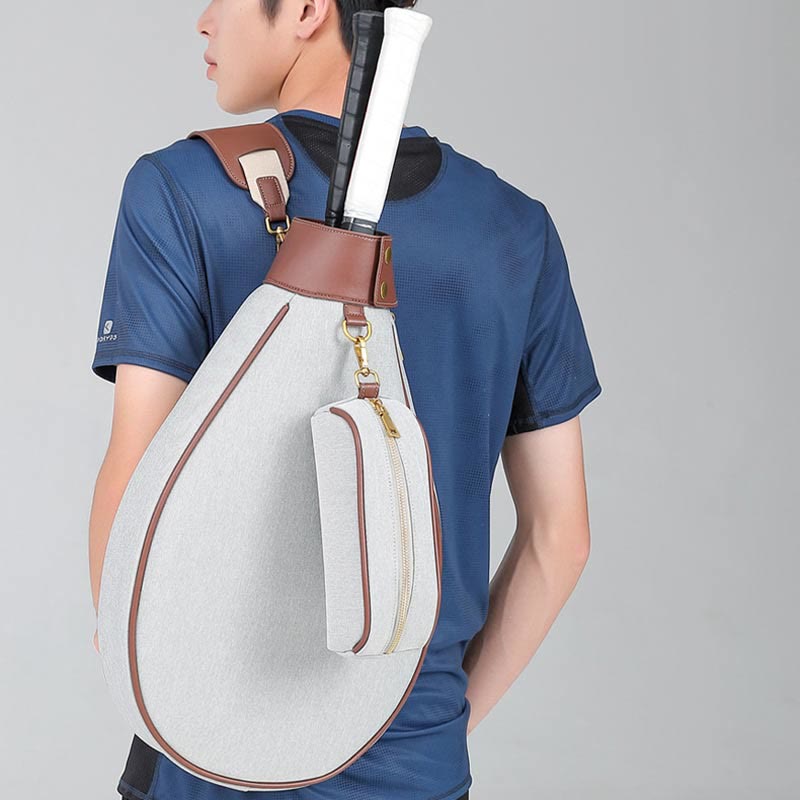 Robuste Tennistasche, große Kapazität, Crossbody, Sportschlägertasche