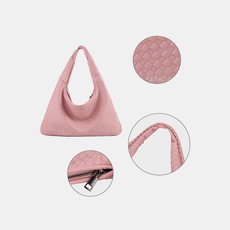 Umhängetasche für Damen, einfarbig, große Kapazität, minimalistische, lässige Handtasche