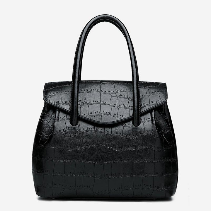 Damen Satchel Handtasche Schultertaschen Robuste Tragetaschen mit Griff oben