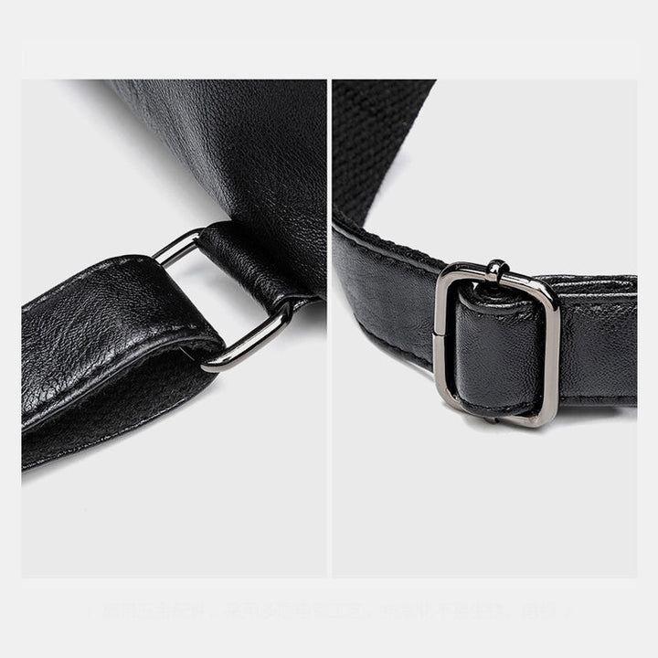 Diebstahlsicherer Vintage-Rucksack aus echtem Leder