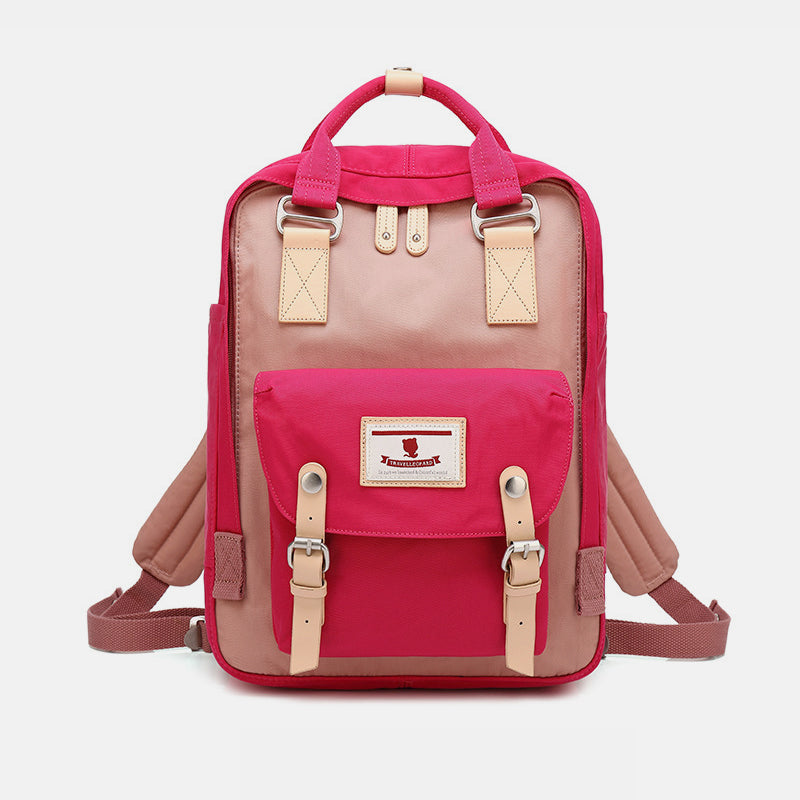 Wasserdichter Reiserucksack im Vintage-Stil im College-Stil