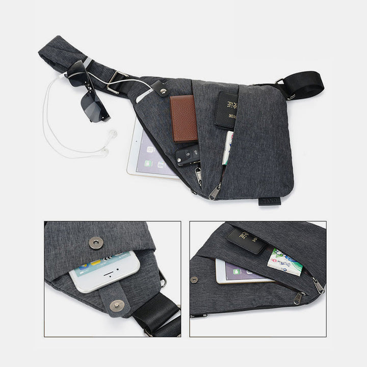 Multifunktionale wasserdichte Schultertasche Brusttasche Sport