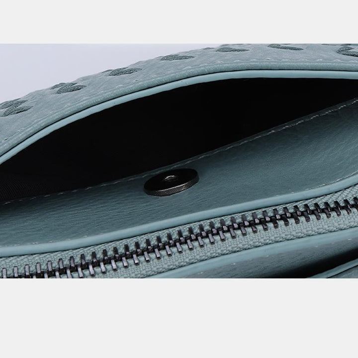 Stilvolle gewebte Umhängetasche mit Armband