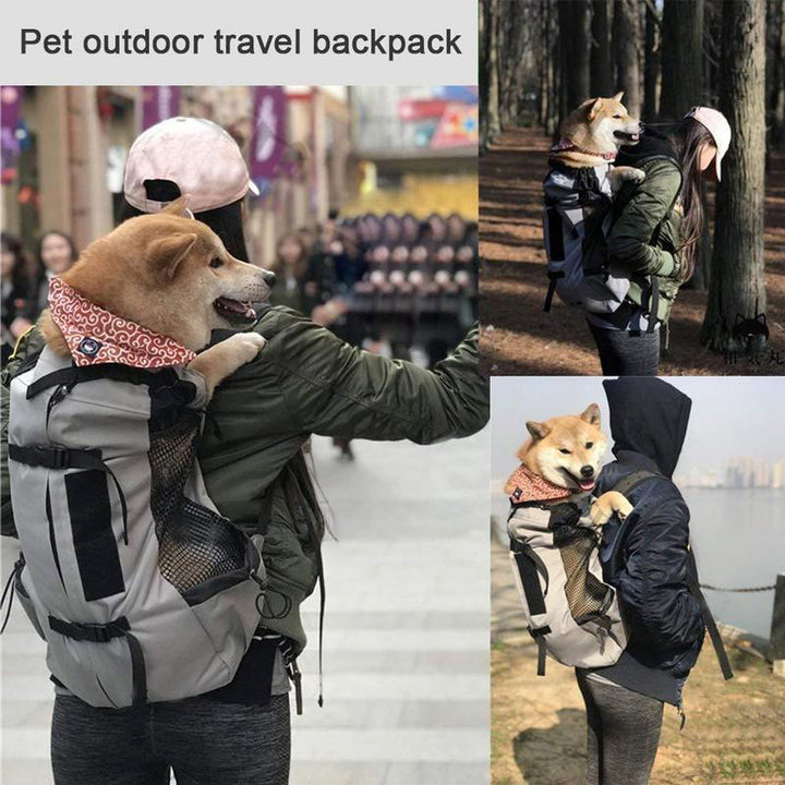 Atmungsaktiver Reiserucksack für Hunde und Katzen