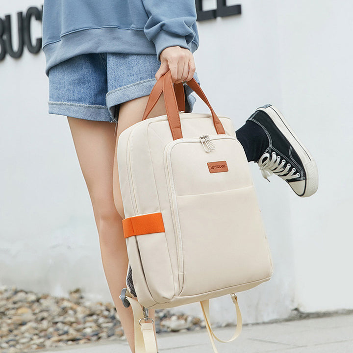 Kräftiger Rucksack für Damen, große Kapazität, Laptop-Rucksack mit Handschlaufe