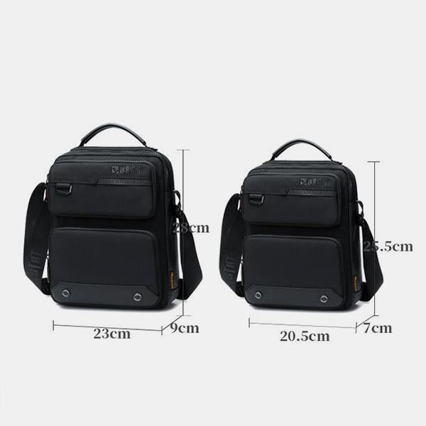 Leichte Umhängetasche mit mehreren Taschen