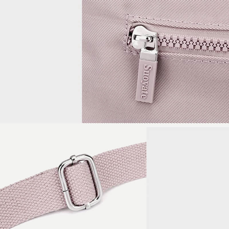 Damen Leichte Handtasche Große Wasserdichte Nylon Umhängetasche Schultertasche Geldbörsen