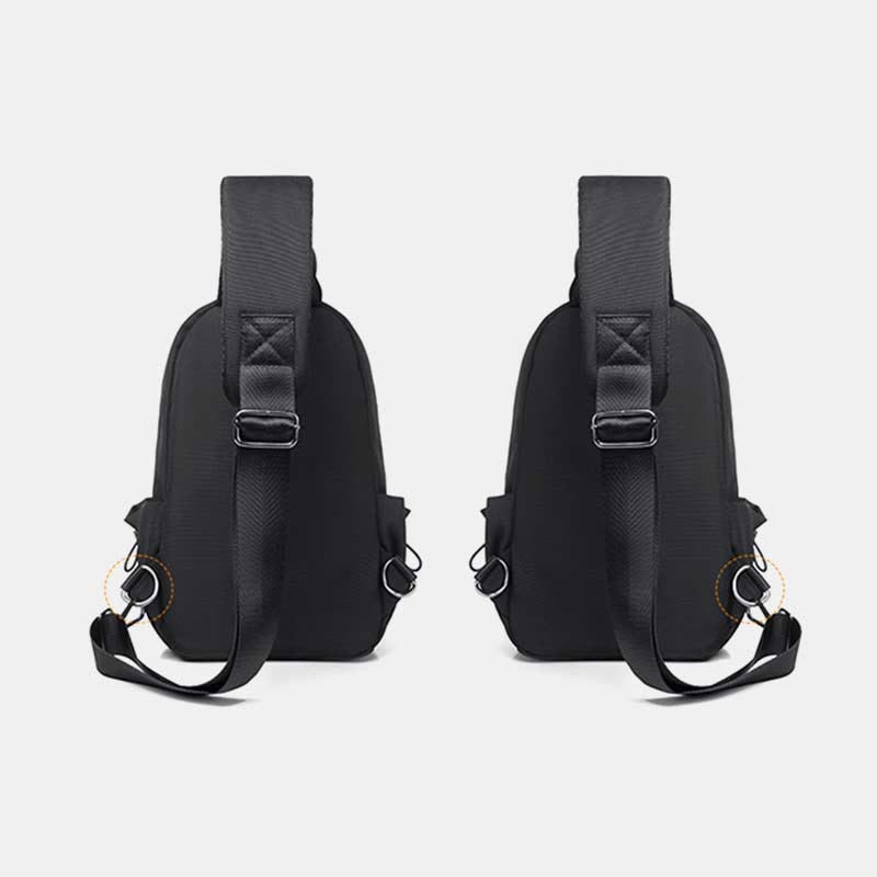 Schultertasche für Herren, abriebfest, lässiger Oxford-Umhängerucksack