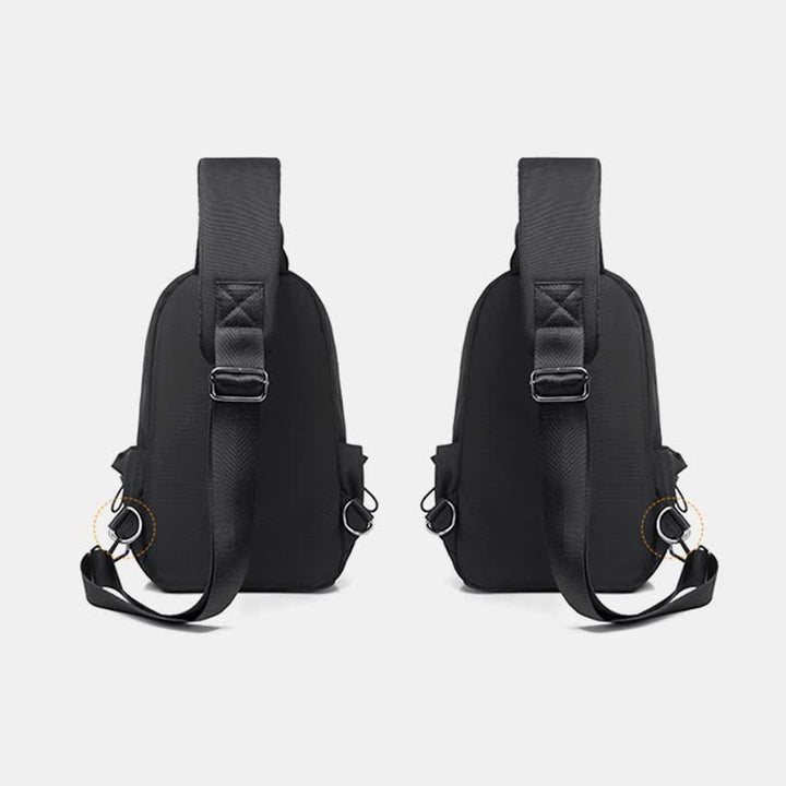 Schultertasche für Herren, abriebfest, lässiger Oxford-Umhängerucksack
