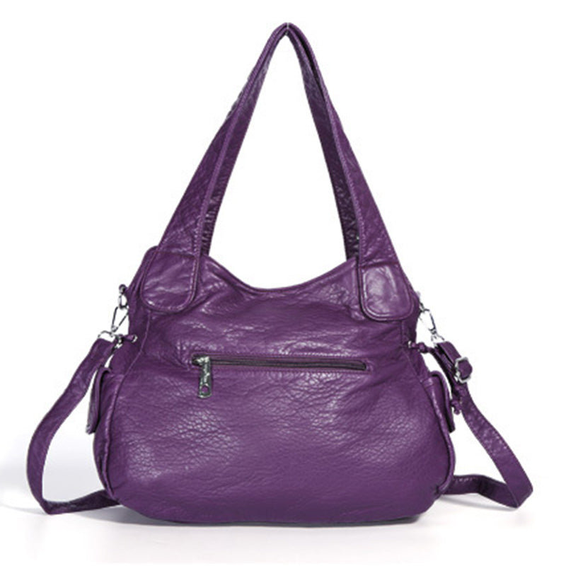 Einfarbige Hobo-Tasche für Damen