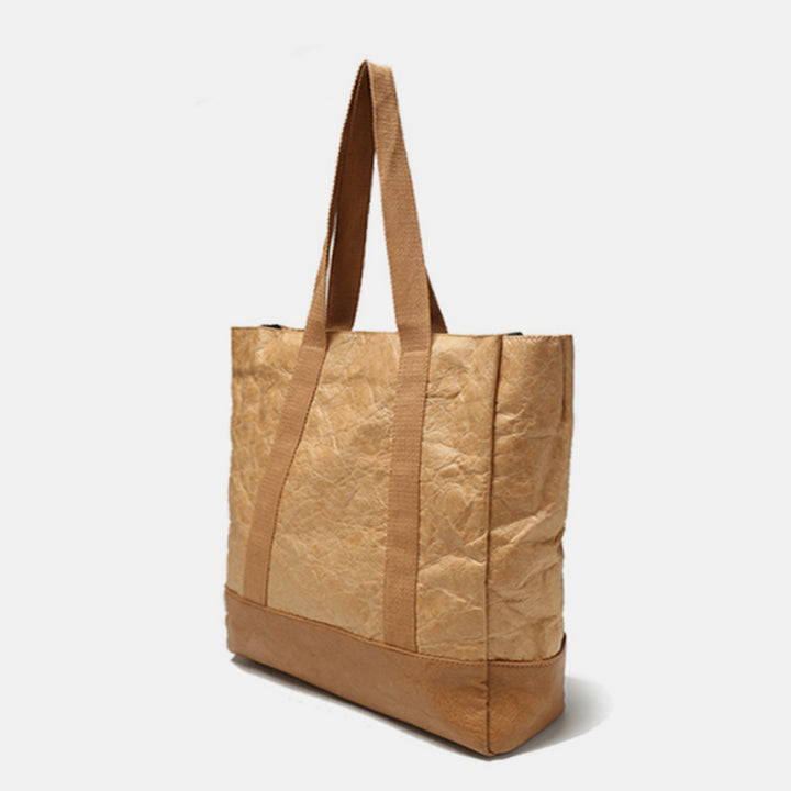 Umweltfreundliche wiederverwendbare Dupont-Papier-Einkaufstasche, große obere Handtasche, Schulter-Tagesrucksäcke