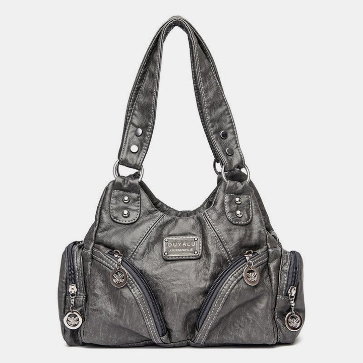 Vintage Echtleder Elegante Multifunktionale Handtasche