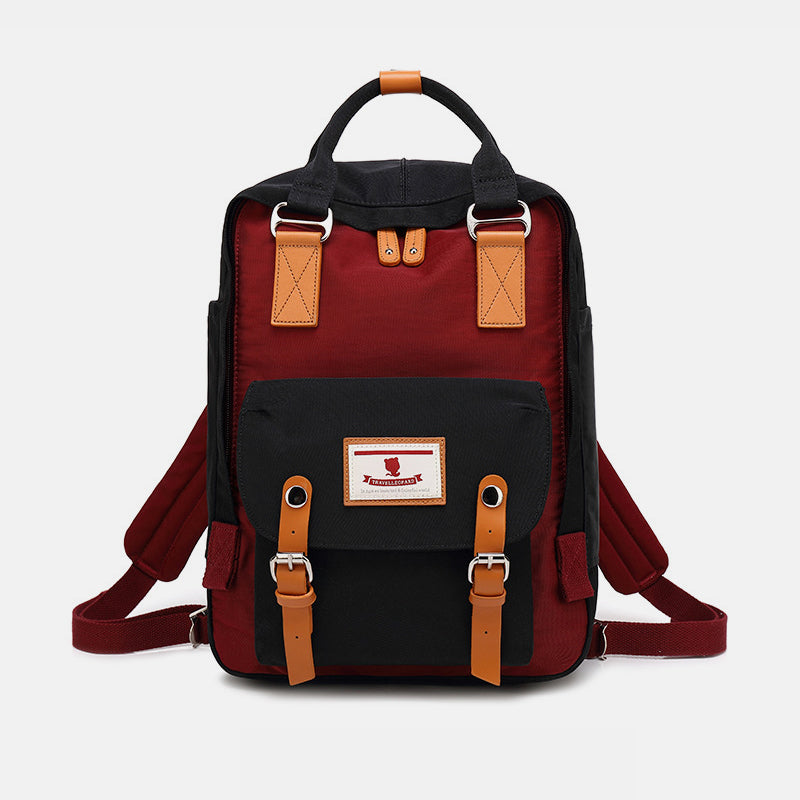 Wasserdichter Reiserucksack im Vintage-Stil im College-Stil