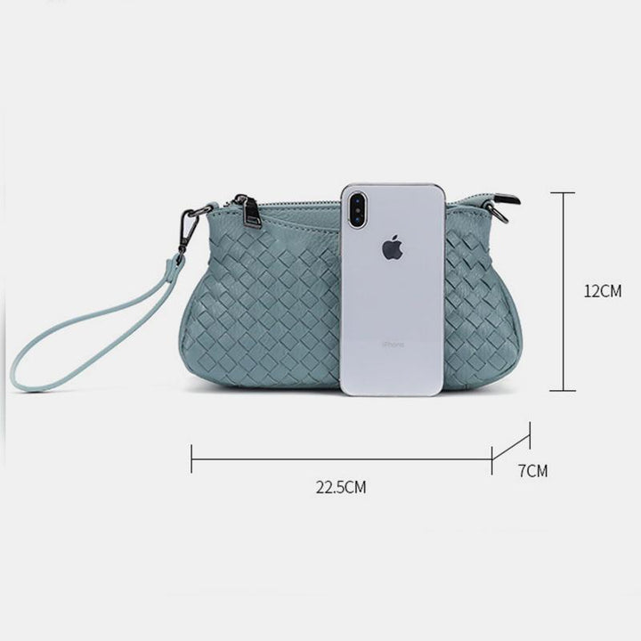 Stilvolle gewebte Umhängetasche mit Armband