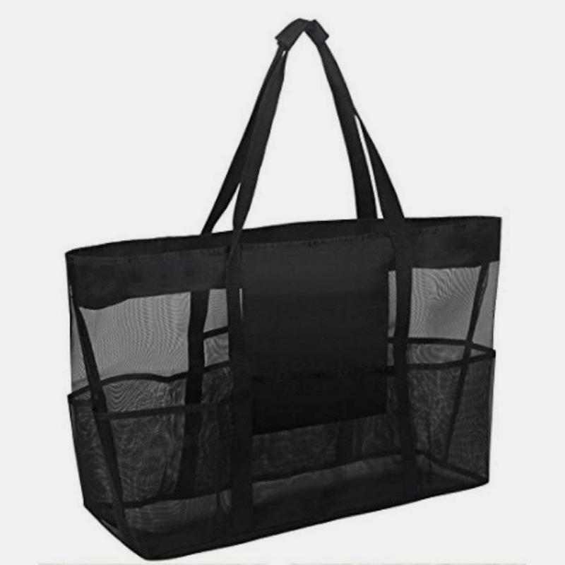 Übergroße Strandtaschen aus Netzgewebe