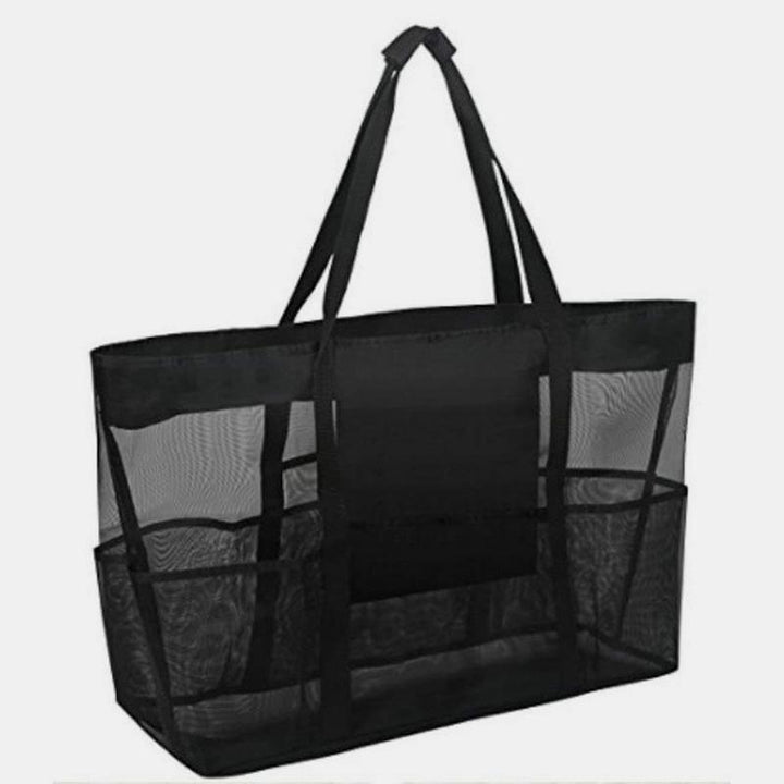 Übergroße Strandtaschen aus Netzgewebe