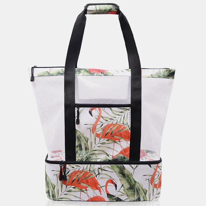 Strandtasche mit großer Kapazität, wasserdicht, sanddicht, Pooltasche mit Kühlfach