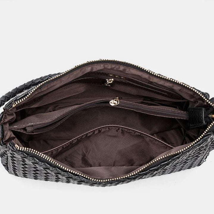 Lässige Strick-Schulterhandtasche