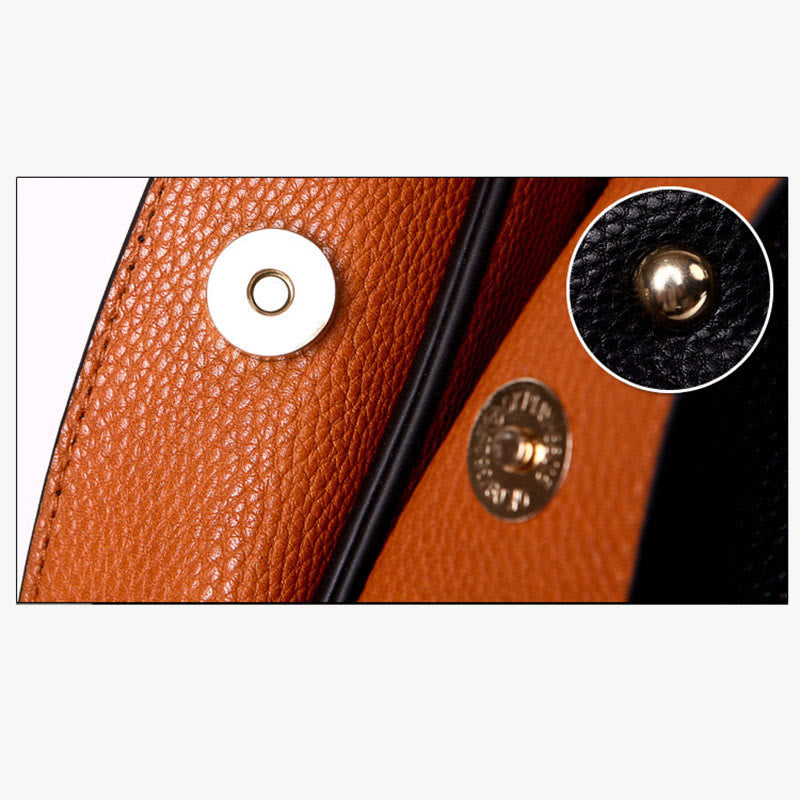 Klassische Tragetasche für Damen, einfarbig, Set mit Pendlertaschen für Büro und die Arbeit