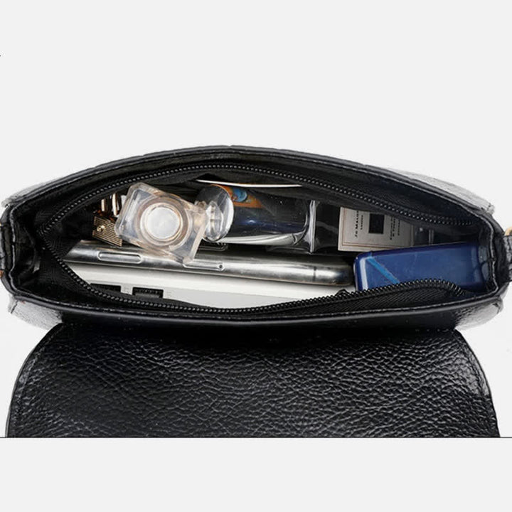 Kleine Umhängetaschen für Frauen Leder Schulter Geldbörsen PU Casual Handtasche