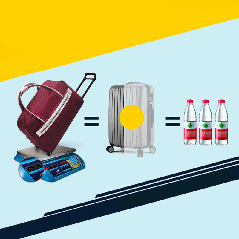 Zugstange Gepäck Damen Herren Minimalistische Geschäftsreise Reisetasche
