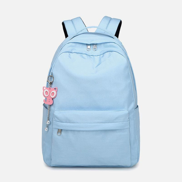 Rucksack für Damen, Campus, einfarbig, für Studenten, große Kapazität