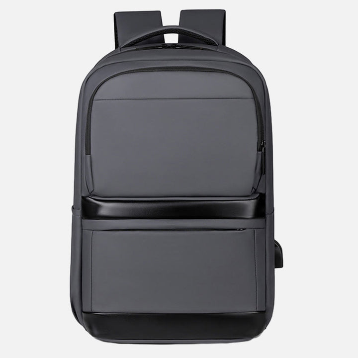 Sanfter Rucksack für Männer mit USB-Ladefunktion, große Business-Laptoptasche