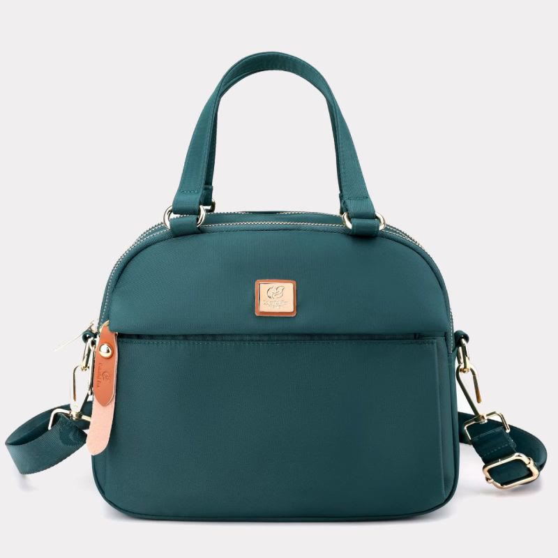 Handtasche für Damen, leicht, mehrere Taschen, abnehmbarer Riemen, Umhängetasche