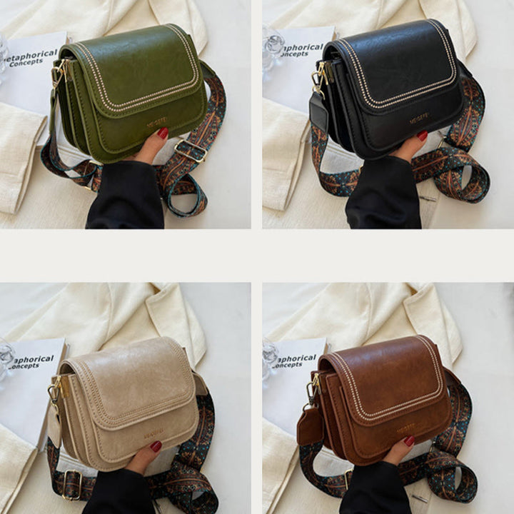 Handytasche für Damen mit breiten Trägern, Umhängetasche für den täglichen Bedarf