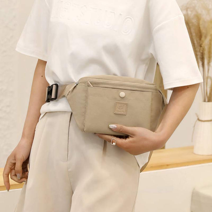 Leichte Hüfttasche für Damen, wasserdicht, für Reisen und Sport, Brusttasche