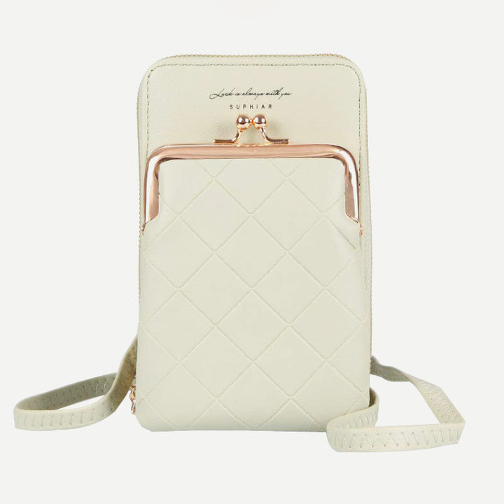 Kleine Crossbody-Handy-Geldbörse für Damen, leichte Mini-Umhängetasche