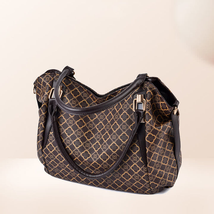 Hobo-Tasche aus Leder mit großem Fassungsvermögen, multifunktionale Schultertasche