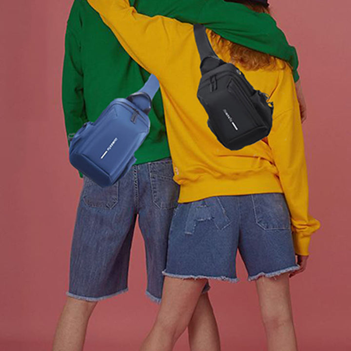 Schultertasche für Herren, für die tägliche Reise, Brusttasche mit großem Fassungsvermögen