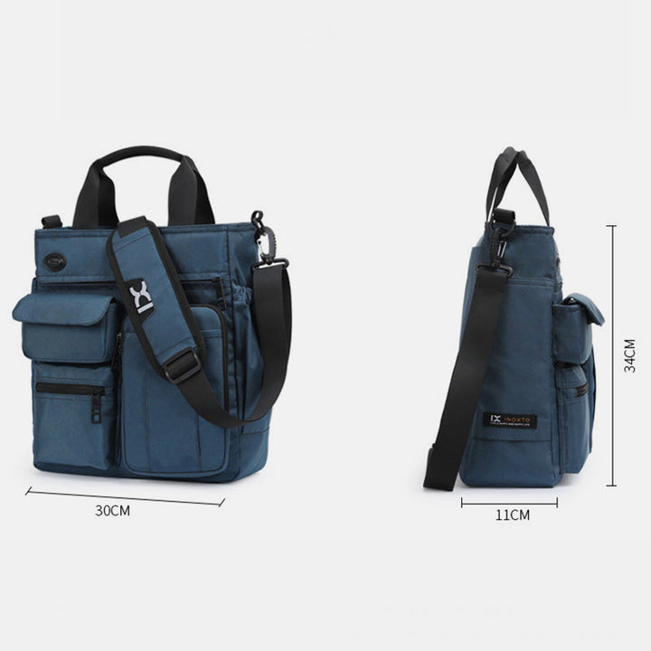 Skalierbare Umhängetasche mit großem Fassungsvermögen und mehreren Taschen
