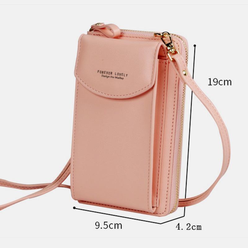 Solide Telefontasche mit mehreren Taschen und großem Fassungsvermögen