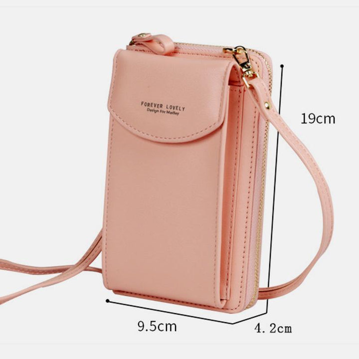 Solide Telefontasche mit mehreren Taschen und großem Fassungsvermögen