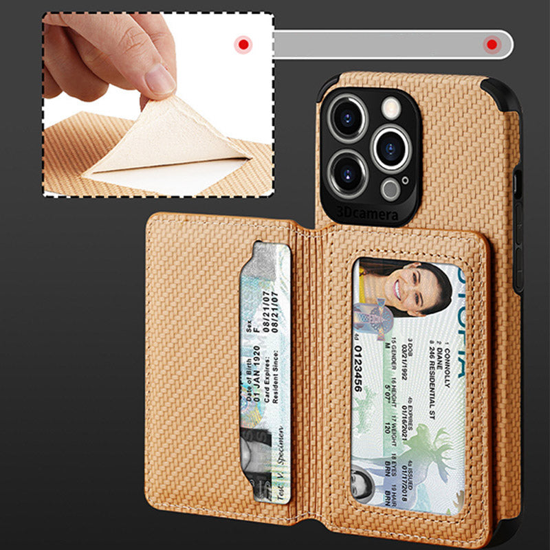 RFID-blockierende Handyhülle mit Kartenhalter und Ständer für das iPhone