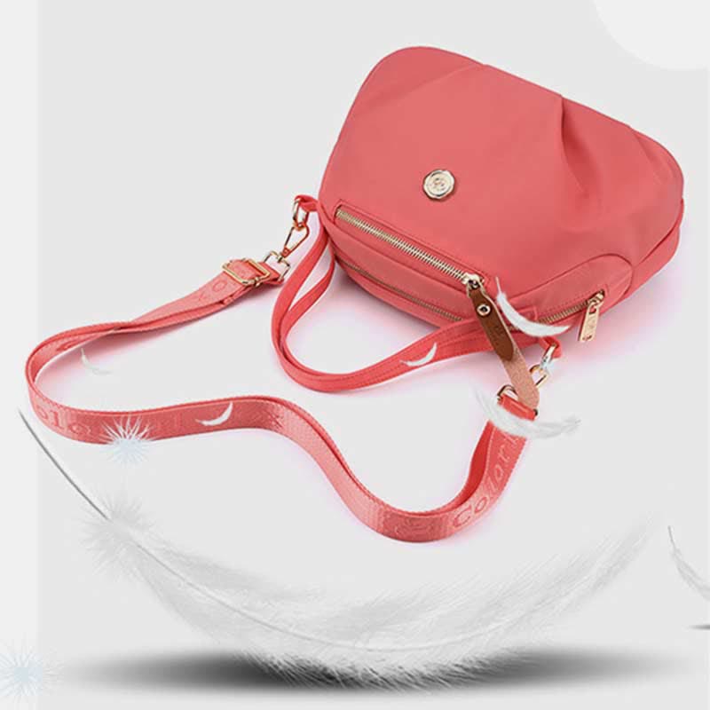 Kleine Umhängetasche aus Nylon, leicht, wasserdicht, Schulterhandtasche für Damen und Mädchen