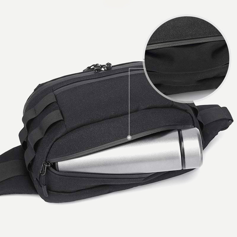 Taktische Hüfttasche, große Kapazität, funktionale Schultertasche