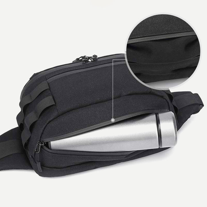 Taktische Hüfttasche, große Kapazität, funktionale Schultertasche
