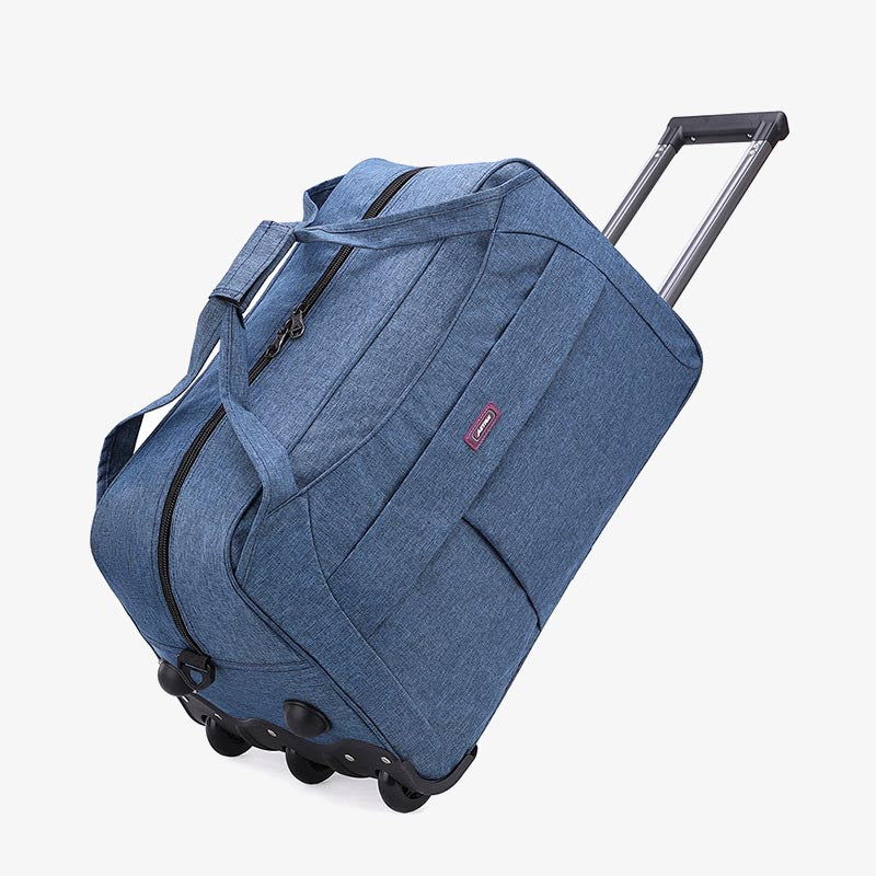 Rolltasche mit Zugstange für kurze Reisen, zusammenklappbare Reisetasche