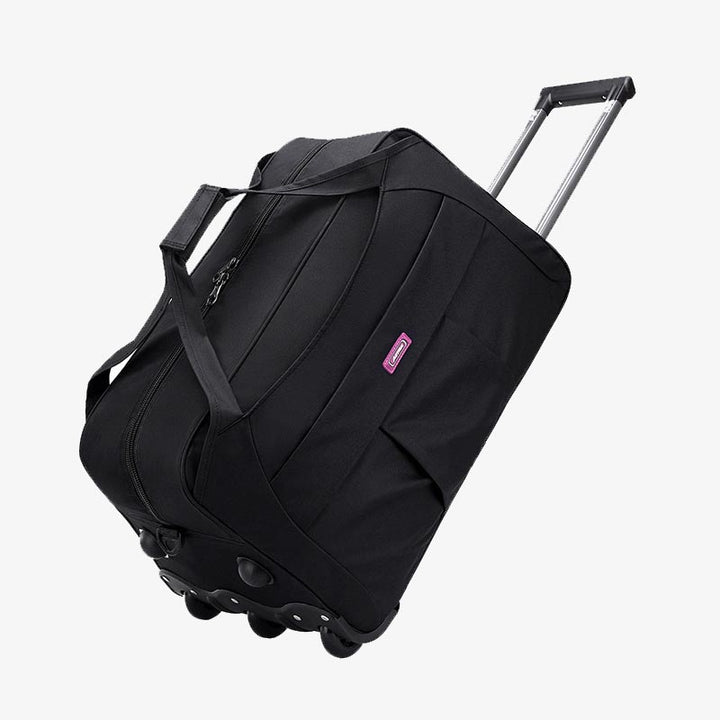 Rolltasche mit Zugstange für kurze Reisen, zusammenklappbare Reisetasche