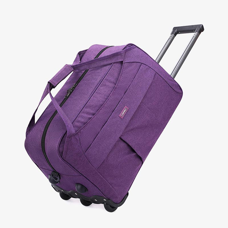 Rolltasche mit Zugstange für kurze Reisen, zusammenklappbare Reisetasche