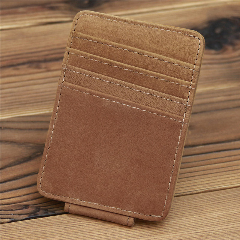 Kleine Geldbörse mit Gravur für Männer, Geschenk, dünner Kartenhalter