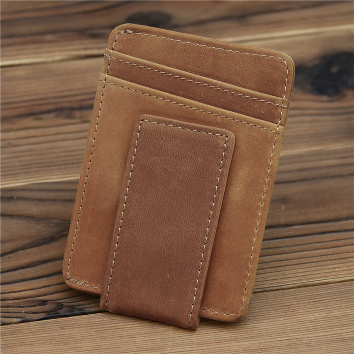 Kleine Geldbörse mit Gravur für Männer, Geschenk, dünner Kartenhalter