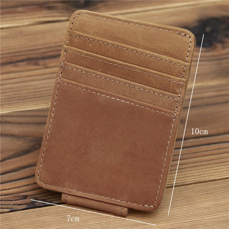 Kleine Geldbörse mit Gravur für Männer, Geschenk, dünner Kartenhalter