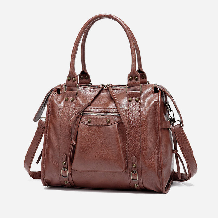 Vintage Quaste Top Griff Tasche Frauen Tragbare Reise Umhängetasche