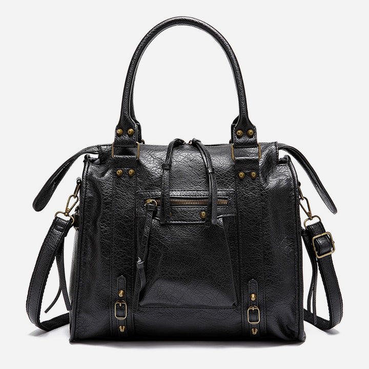 Vintage Quaste Top Griff Tasche Frauen Tragbare Reise Umhängetasche