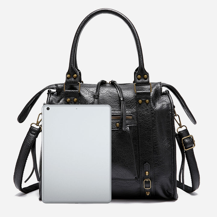 Vintage Quaste Top Griff Tasche Frauen Tragbare Reise Umhängetasche